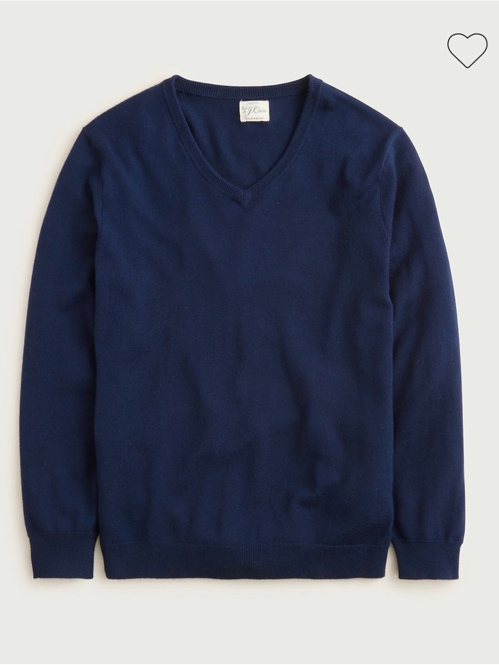 J Crew Merino wool V-neck sweater Size Large